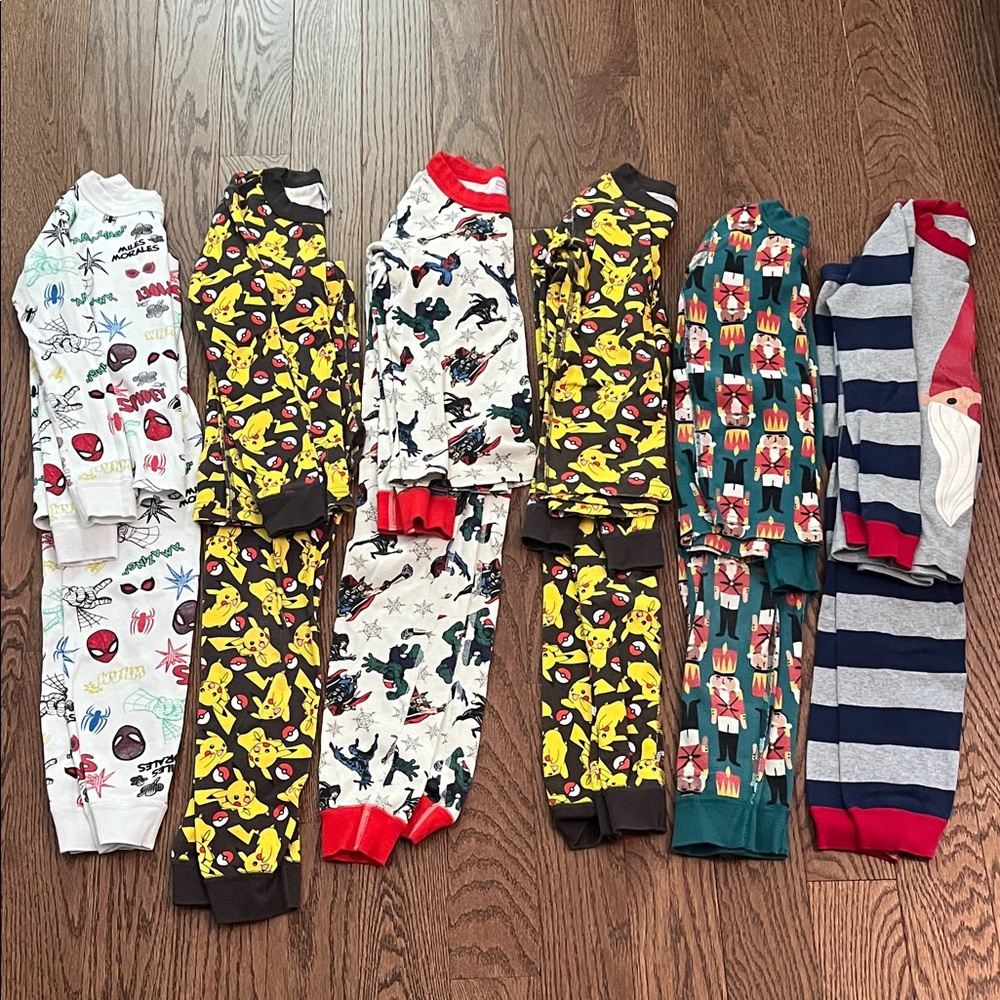 Hanna Andersen sz 6/7 pajama set lot of 6